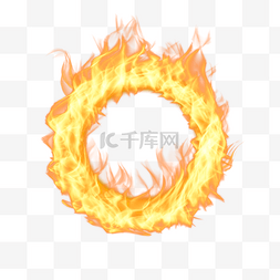 火圈图片_燃烧的火圈火热的火焰
