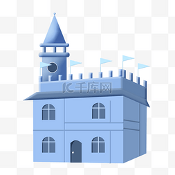 欧洲蓝色城堡