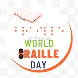 world图片_world braille day彩色盲文书本墨镜
