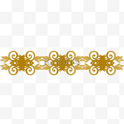 金色螺旋花纹