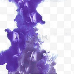 紫色抽象悬浮颗粒感烟雾