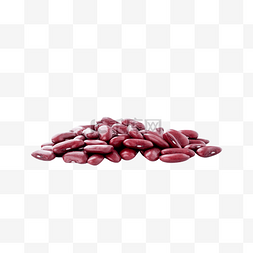 一堆红芸豆