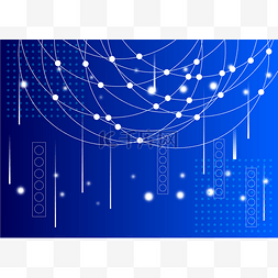 线条图片_现代科技线条