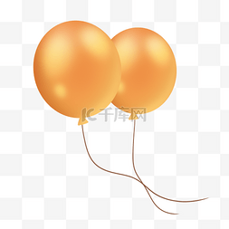 儿童节图片_金黄色闪耀六一儿童节气球