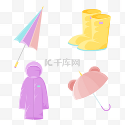 梅雨图片_雨靴雨具