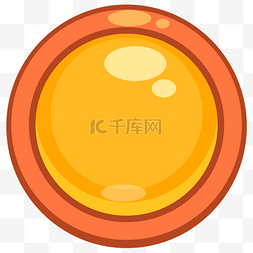 面型icon图片_橙色黄色游戏按钮