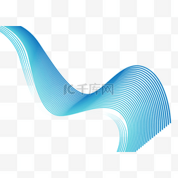 抽象曲线几何线条图片_科技感线条底纹元素下载免费下载