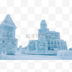 冰雪奇缘城堡冰雕
