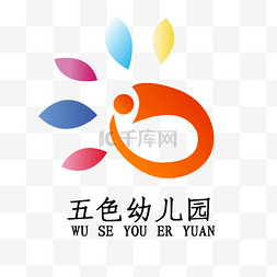 五彩幼儿园LOGO