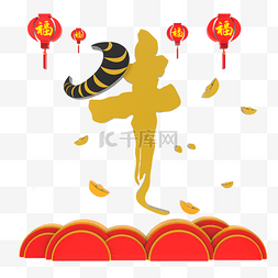 牛图片_新年牛来福吉祥语