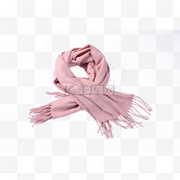 羊毛围巾经典粉色