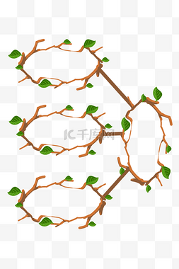 树枝图表 