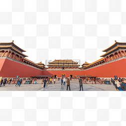 北京故宫旅游素材图片_北京故宫午门大气