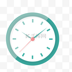 钟表没有指针图片_彩色圆弧时间钟表元素