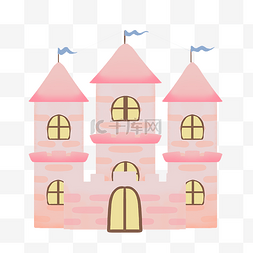 粉色城堡建筑