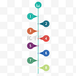 不规则几何活动图片_时间轴流程表