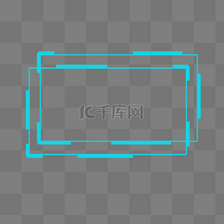 科技边框纹理蓝色图片_边框纹理蓝色科技风边框