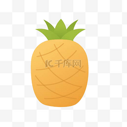 菠萝创意水果菠萝图片_卡通菠萝