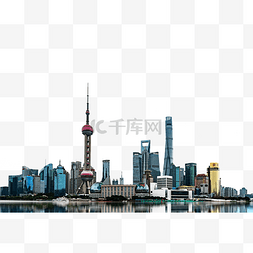 上海陆家嘴金融区建筑