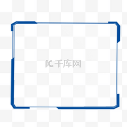 环绕科技框图片_蓝色科技边框