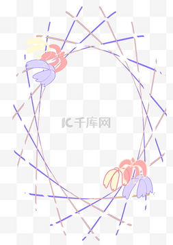 漂亮的紫色花朵图片_紫色漂亮的花朵边框