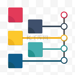 ppt图案素材图片_彩色立体PPT图案金融