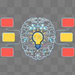 创意头脑风暴矢量装饰
