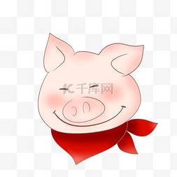 可爱猪猪笑脸表情