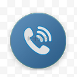 电话小图标图片_蓝色的电话图标设计
