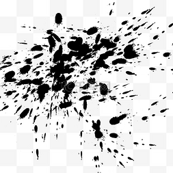 喷溅的墨汁图片_喷溅的黑色液体插图