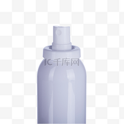 灰色立体喷雾瓶子元素