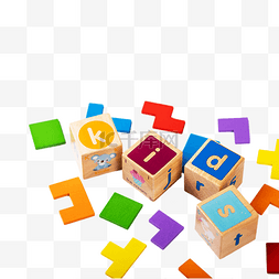 qs字母logo图片_积木儿童玩具拼图字母益智