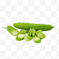 瓜果图片_餐饮食材绿色瓜果苦瓜