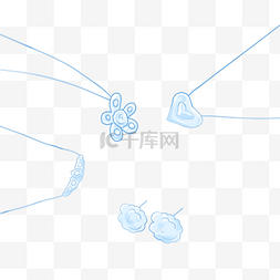 施华洛世奇展厅图片_配套钻石项链耳钉