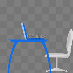 电商桌子图片_彩色创意座椅元素