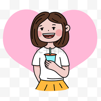 卡通情侣头像女生