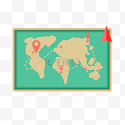 世界地图标记坐标