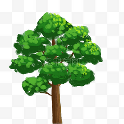 保护环境手绘图片_环保树绿色