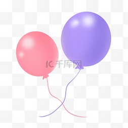 双色温馨可爱儿童节气球