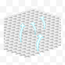 蓝色箭头图片_蓝色透气箭头