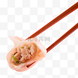 筷子夹夹夹图片_新春过年饺子节日筷子夹饺子