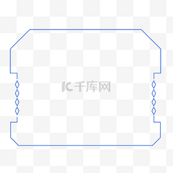 线框图图片_蓝色科技线框图