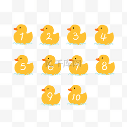 端午节边框图片_儿童节鸭子序号分隔符
