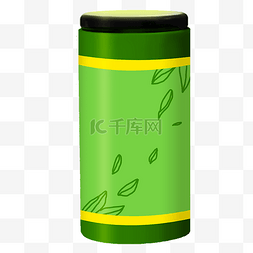 茶文化绿茶茶叶罐