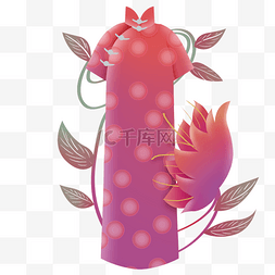 北京颐和园白塔图片_粉色旗袍和花卉