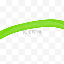 手绘绿色光效展板装饰