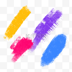 色块堆叠图片_不规则色块笔刷