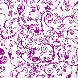 紫色花纹花纹图片_紫色中式花纹暗纹