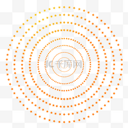 橙色光线图片_渐变星星放射光线