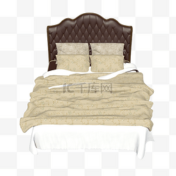 家具双人床图片_家具欧式软包的双人床